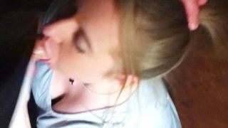19 y/o Andie Gets Face Fucked and Fed Big Cum Load and Swallows