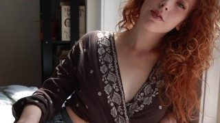Shy Redhead Next Door Gets Flirty and Flashes You
