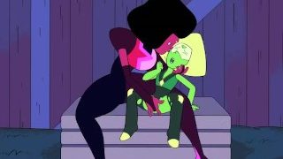 Steven Universe – Garnet fingers Peridot