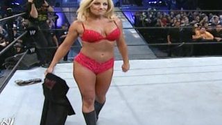 WWE Diva Trish Stratus In Lingerie On WWE Smackdown Featuring Stacy Keliber