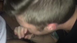 Lexi makes bf suck BBC at the club