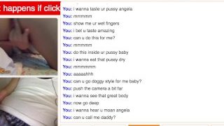 Omegle hottie play game, makes me cum :D