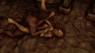 Skyrim – Sexy altmer getting pounded by bandits