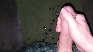 Solo male homemade jerking off and cumming, 60fps 4k