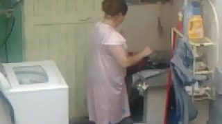 Spying Aunty Ass Washing … Big Butt Chubby Plumper Mom