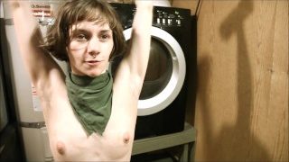 Twink petite Boi lifts weights for daddy. Struggling. Sexy weakling.