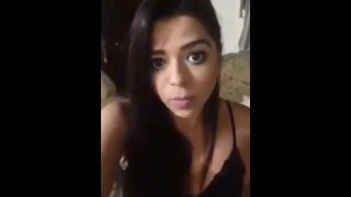 brazilian girl selfie masturbation