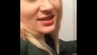 British teen shagging in a public toilet