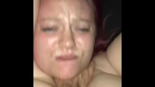 Choking her while she is handcuffed and fucking her to orgasm
