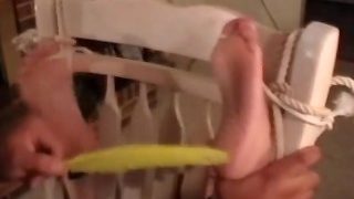 Girl Begs While Tickle Tortured