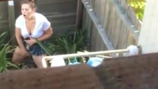 Neighbour caught masturbating