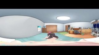 3D 4K VR 360 and 3D – Rear KizunaAI while Mimiku wiating her turn !?