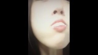 Asian girl Sulli are thirsty for cum in her mouth, get cream all over