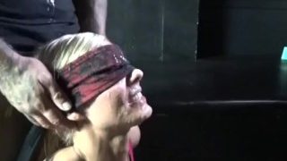 Blond wife gets bukkake in Danish sex club