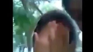 Desi collage girl kissing-boob pressing in park mms video