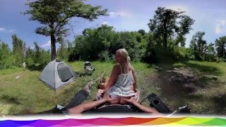 [HOLIVR 3D 360VR] Busty Hot Blode Fucked and Jizzed Outdoor_WWW.HOLIVR.COM