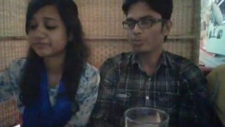 Indian girl and boy doing sex in restaurant