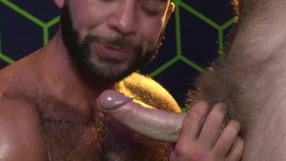 Nerdy Hairy Gamer Friends Suck Each Other’s Uncut Dicks