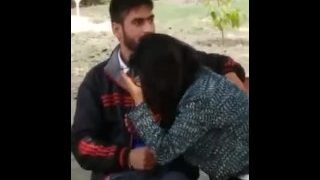 Very beautiful Indian girl outdoor suck n boob press