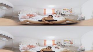 VR BANGERS- Cindy Starfall Asian teen Step sister get caught masturbating