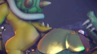Bowser Getting Plowed (Part 2)