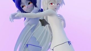 [MMD] Ghost Dance 5 girls edited by モン娘の話するかも？