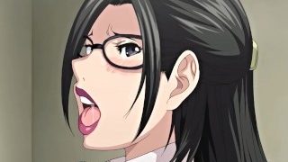 Teacher punishes her gay student with sex | Anime hentai