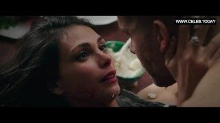 Morena Baccarin – Funny Sex Scene, Topless, Riding on Top – Deadpool (2016)