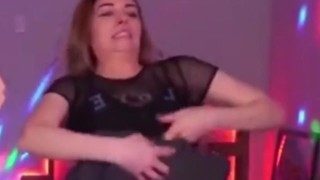 ALINITY gets her tits out
