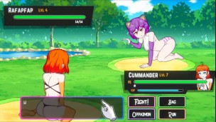 Oppaimon [Hentai Pixel game] Ep.4 Rafapfap ripped clothes in pokemon parody